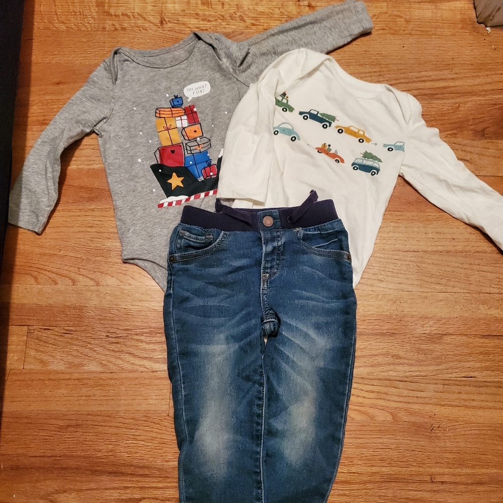 Baby Gap 18-24 months Christmas shirts and jeans